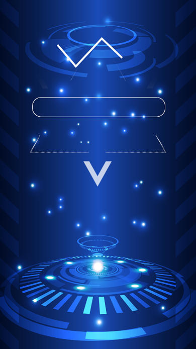 科技未来简约大气蓝色科技宣传海报背景