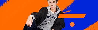 男装秋冬上新海报banner背景