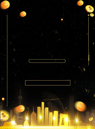 大气黑金风八周年庆典宣传促销海报背景