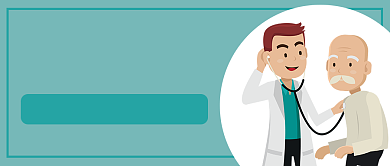 关爱老人预防心脑血管疾病首图背景