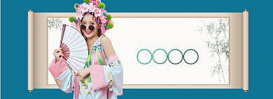 女装裙子连衣裙国潮促销特惠海报模版背景