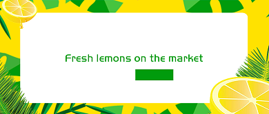 新鲜柠檬水果首图背景