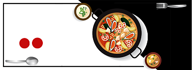 卡通麻辣火锅节美食淘宝电商banner背景