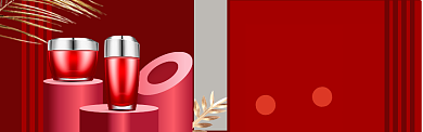 美妆护肤海报模版banner背景