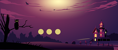 万圣节公众号首图背景