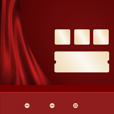 红色化妆美容电商直通车背景