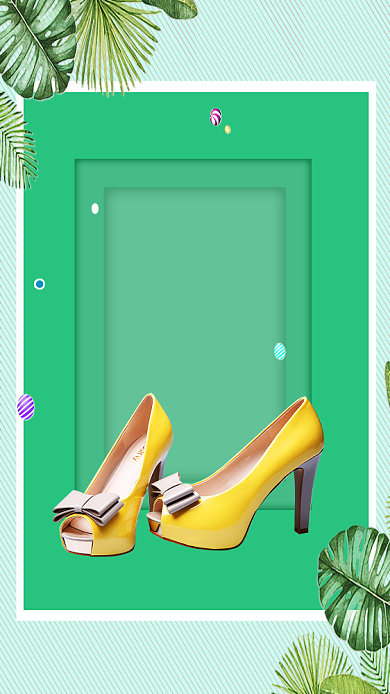 夏季风尚上新促销折扣海报背景