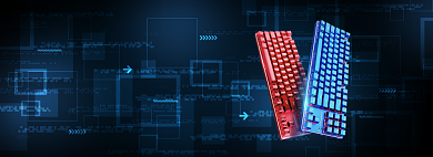 天猫电竞机械键盘新品上市优惠促销淘宝banner背景