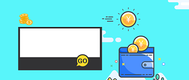 卡通简约金融理财投资公众号首图背景