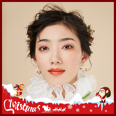 微信朋友圈圣诞头像淘宝直通车图片背景