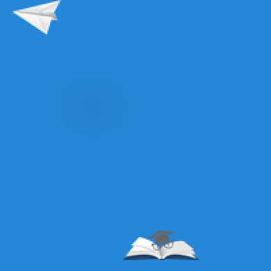 蓝色简约教育金牌讲师公众号次图背景