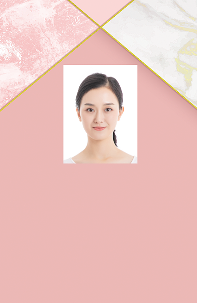 粉色创意商务工作证背景