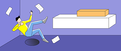 蓝色勾线大学避免踩坑指南公众号首图背景