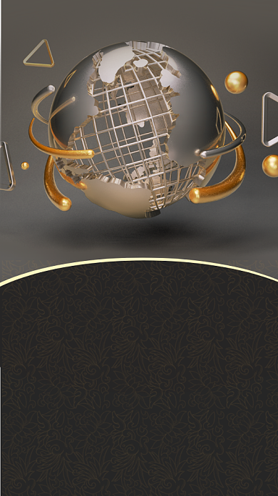 简约大气盛大招商手机海报背景