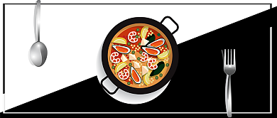 饮食营养创意公众号首图背景