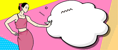 粉色彩色来啊快活啊双十二购物公众号首图背景