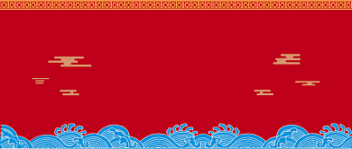 国潮来袭公众号首图背景
