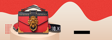 秋冬女包上新banner背景