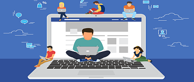 打造互联网精英公众号首图背景