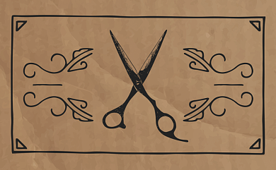 剪发棕色原木质感个人印刷名片背景