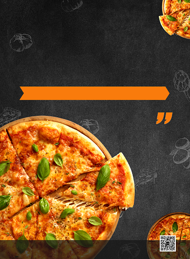 意大利风味披萨宣传海报背景