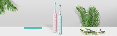 牙刷促销淘宝banner背景