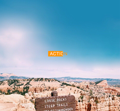 励志风景蓝色简约行动成功朋友圈封面背景