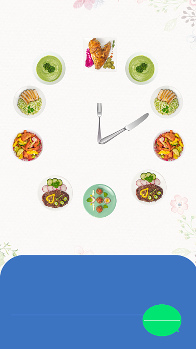 清新轻食简餐海报背景