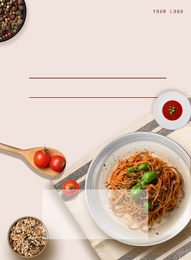 美味意面美食海报背景