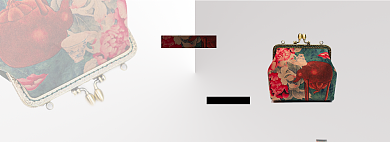 风靡全球复古风小手包淘宝banner背景