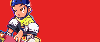 创意时尚世界滑板节微信公众号素材图片背景