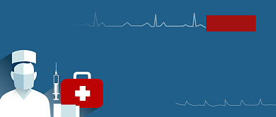 世界防治哮喘日医疗蓝色扁平公众号首图背景