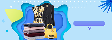 冬季上新海报banner背景