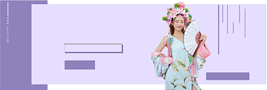 时尚气质女装上新淘宝banner背景