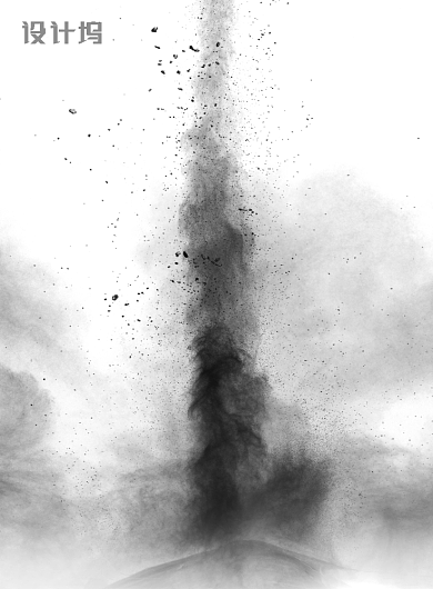 灰色简约艺术展宣传广告印刷海报模板背景