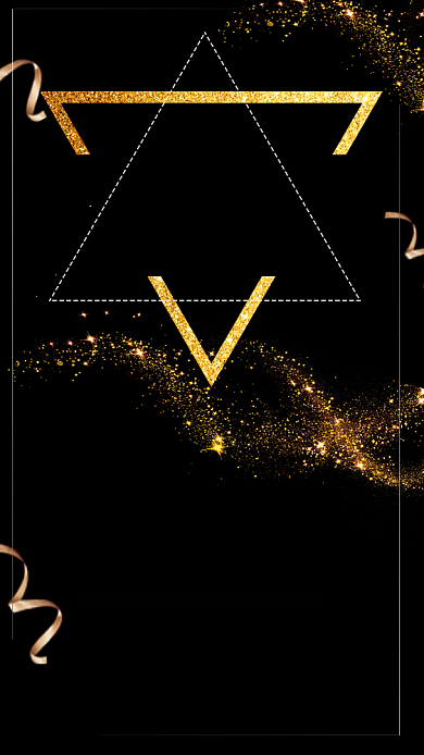 峰会论坛黑色流光金背景手机海报背景