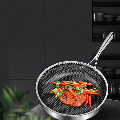 “煎”出美味煎锅主图直通车背景