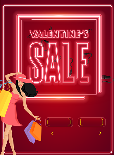 荧光商务促销印刷海报背景