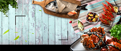 美味海鲜微信公众号素材图片背景