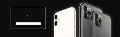 黑色简洁手机iphone11新品淘宝banner背景