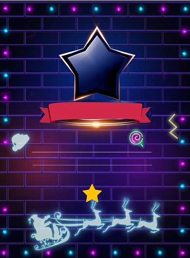 圣诞狂欢大促销印刷海报背景