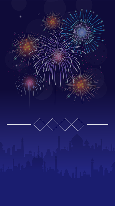 2020鼠年除夕由来大年三十手机海报背景