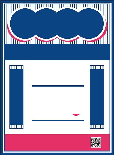 蓝色时尚扁平化促销宣传海报背景