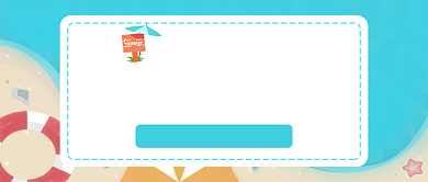 蓝色夏季你好八月清新首图背景