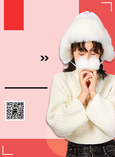 新品女装折扣优惠宣传印刷海报背景