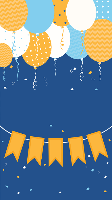 创意卡通六一儿童节促销海报背景