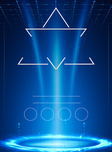 科技感区块链数字货币宣传海报背景