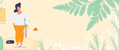 健身户外减肥瘦身清新手绘运动宣传海报微信公众号素材图片背景