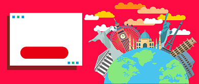 春节旅游出行公众号首图背景