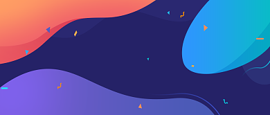 招聘彩色创意公众号首图背景